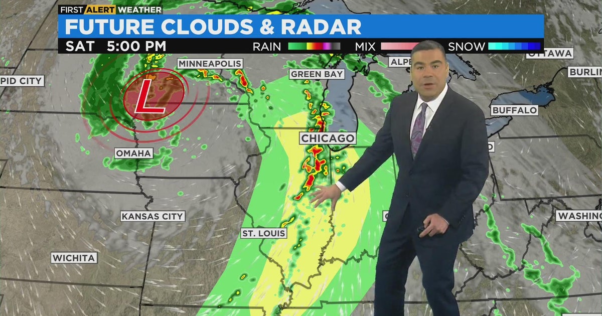 Chicago First Alert Weather: Severe storm threat Saturday - CBS Chicago