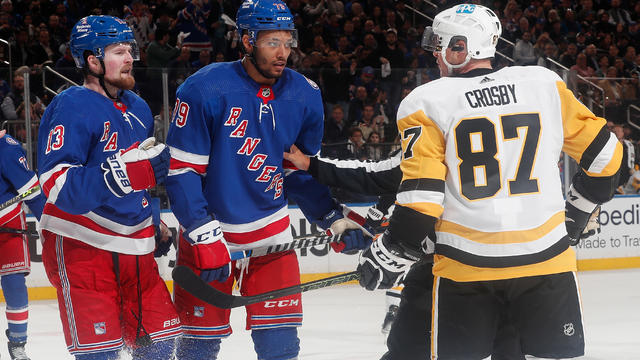 Pittsburgh Penguins v New York Rangers - Game One 