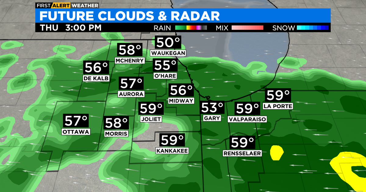 Chicago First Alert Weather Clouds and rain return Thursday CBS Chicago