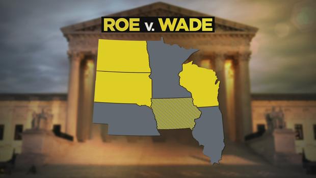 Roe v Wade Map 