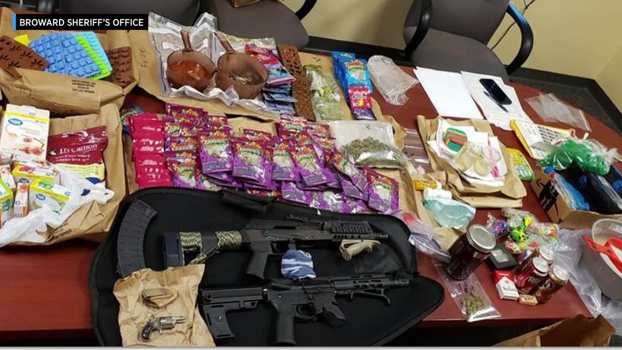 Dozens Of Guns, Drugs Seized By BSO Gang Task Force Following Arrest Of