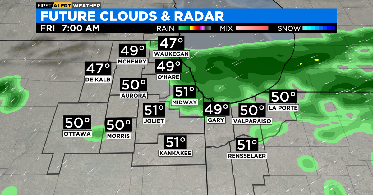 Chicago First Alert Weather: More scattered showers through tomorrow ...