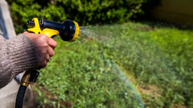 Drought - watering lawn 