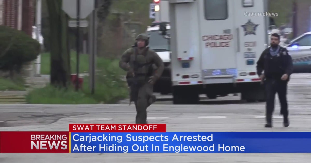 Carjacking suspects arrested after hiding out in Englewood home - CBS ...