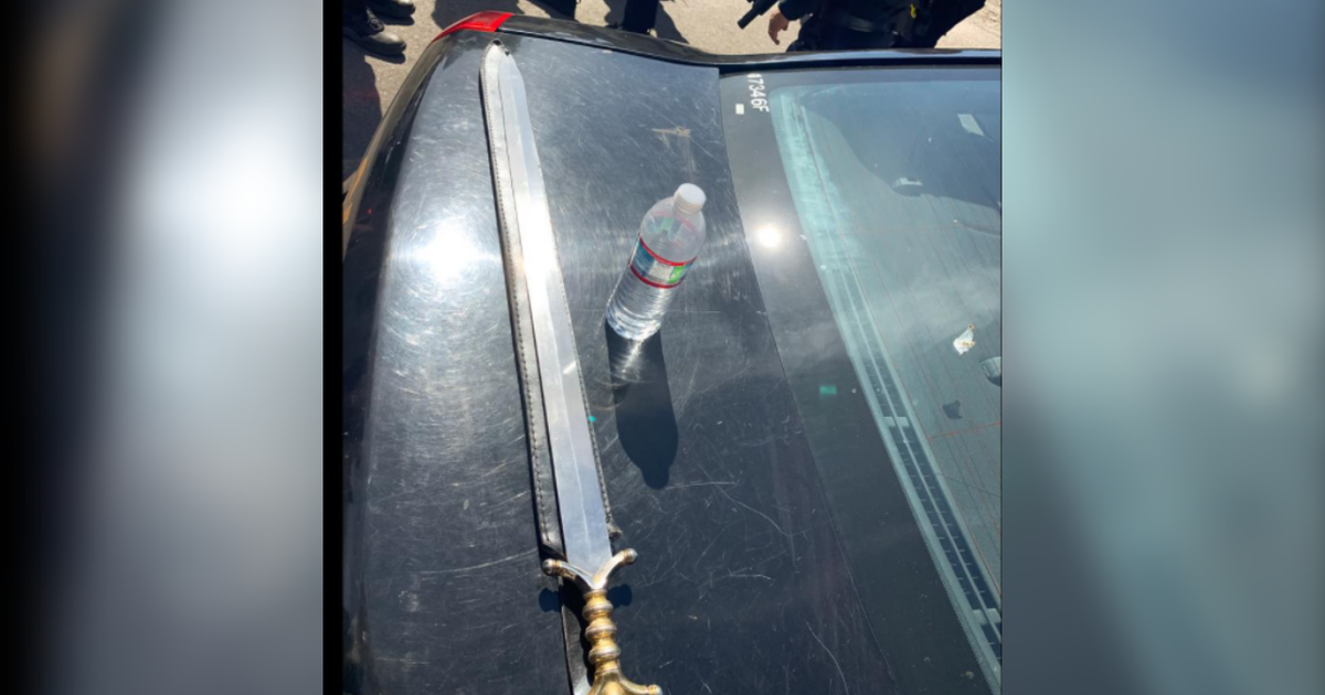 Man Armed With Sword Surrenders After Police Standoff - CBS Sacramento