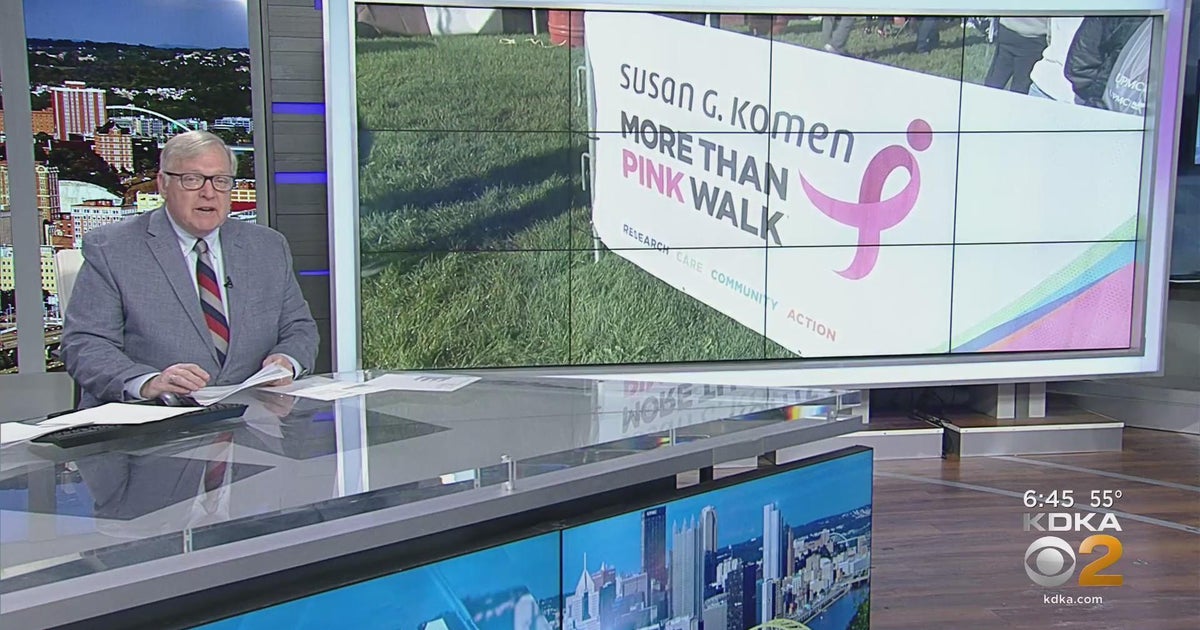 Susan G. Komen More Than Pink Walk held in Schenley Park - CBS Pittsburgh
