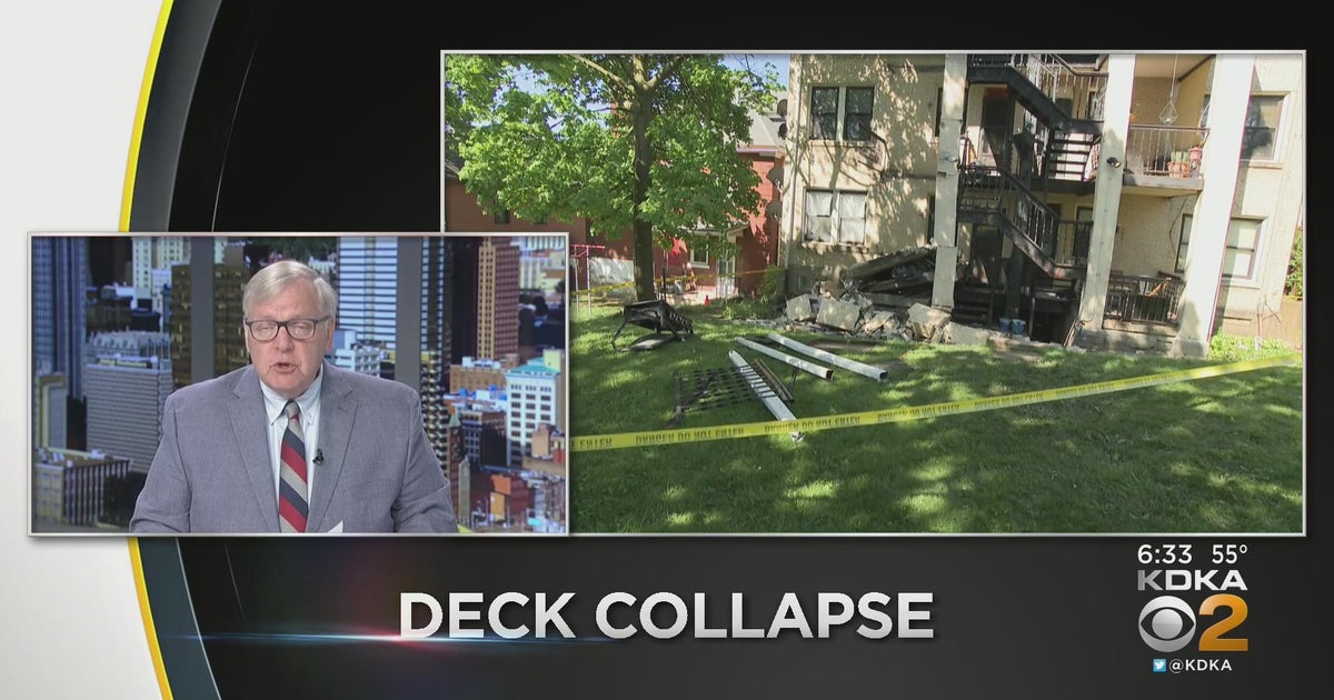 Balconies collapse on apartment building in Carrick CBS Pittsburgh