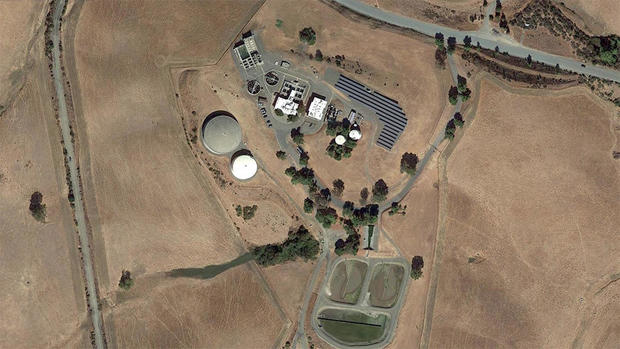 Satellite View of Benicia Water Treatment Plant 