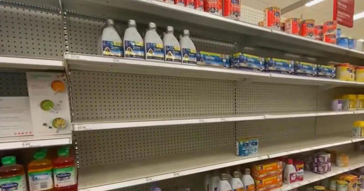 Baby Formula Shortages Impacting Families Across The U.S. - CBS News