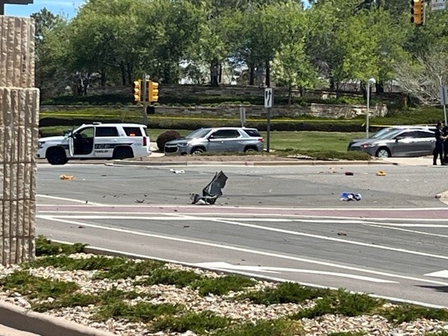 plane crash scene 