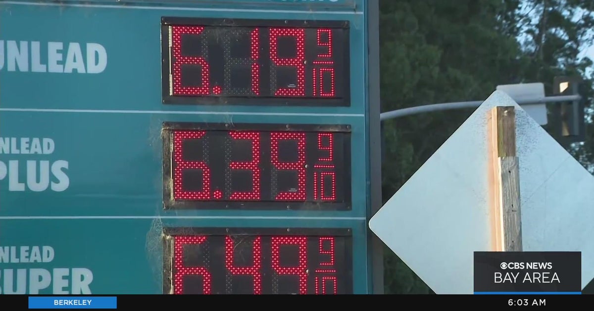Prices at the gas pump continue to soar, now over 6 a gallon CBS San