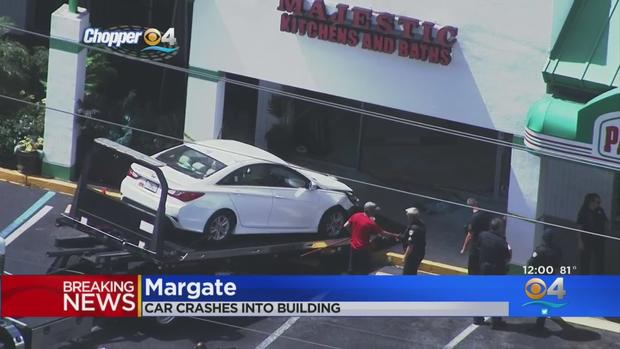 Car Into Margate Business 
