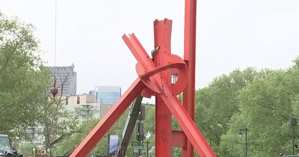 Iconic 'Iroquois' Sculpture On Parkway Is Getting A Facelift CBS