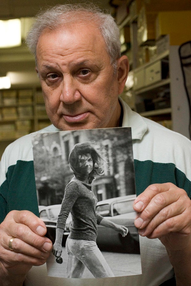 Ron Galella Holds His Most Famous Photo