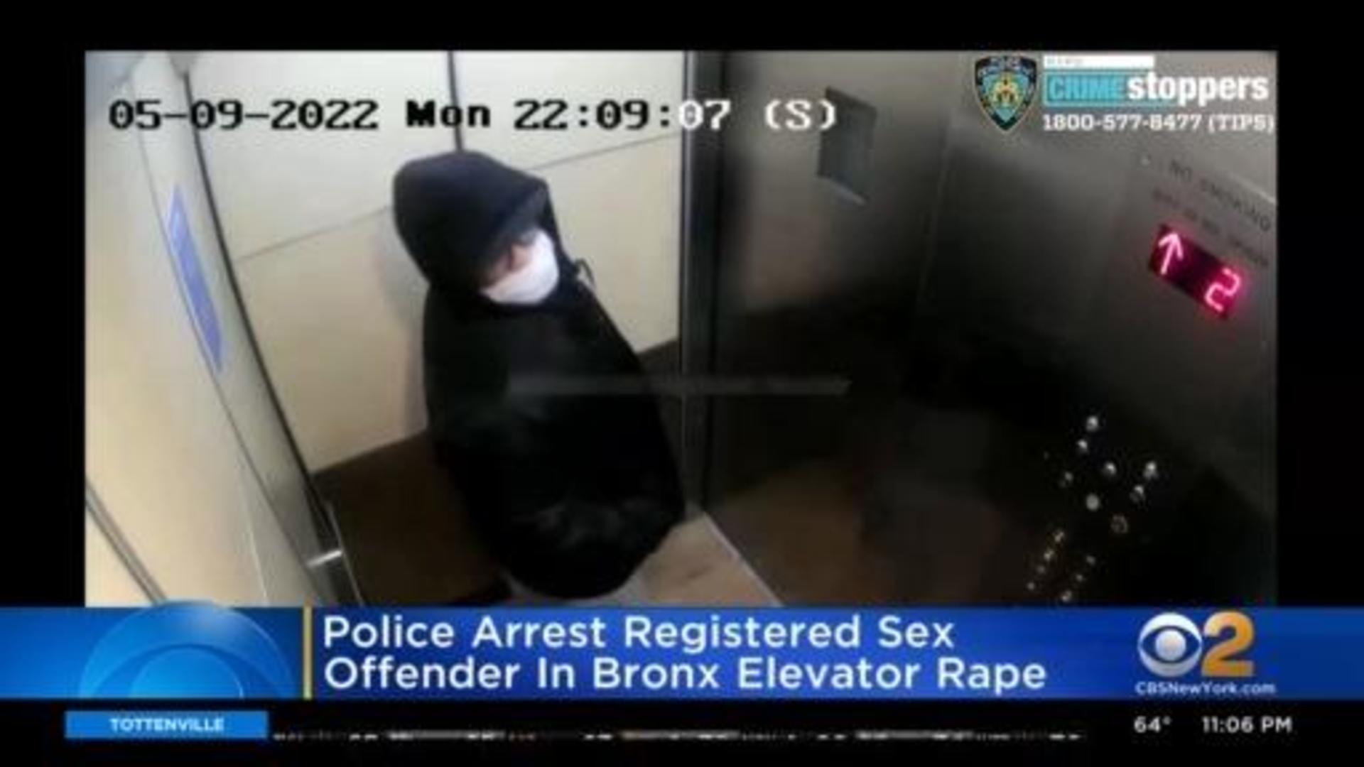 Party Raped Sex Videos - Police arrest registered sex offender in Bronx elevator rape - CBS New York