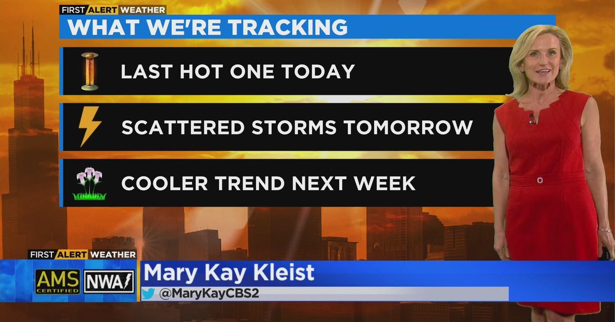 Chicago First Alert Weather: Last hot one today, cooldown begins ...