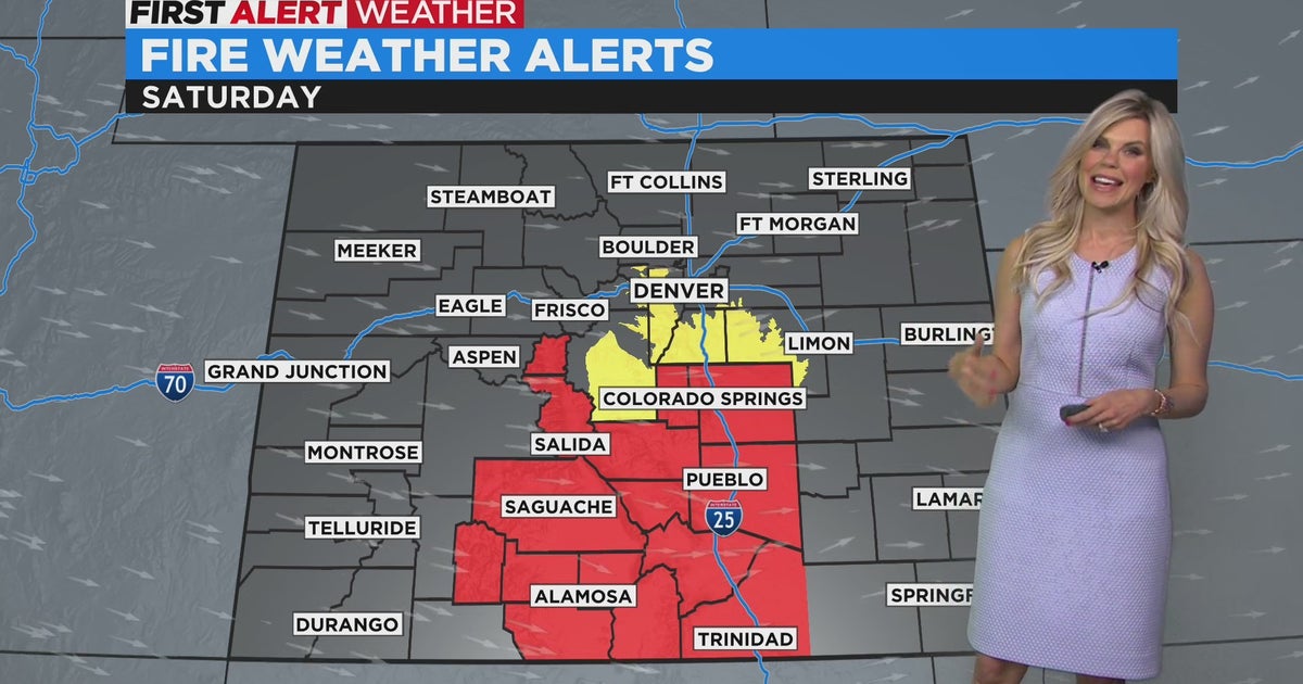 Denver Weather: Wind And Fire Danger Continue Through The Weekend - CBS ...
