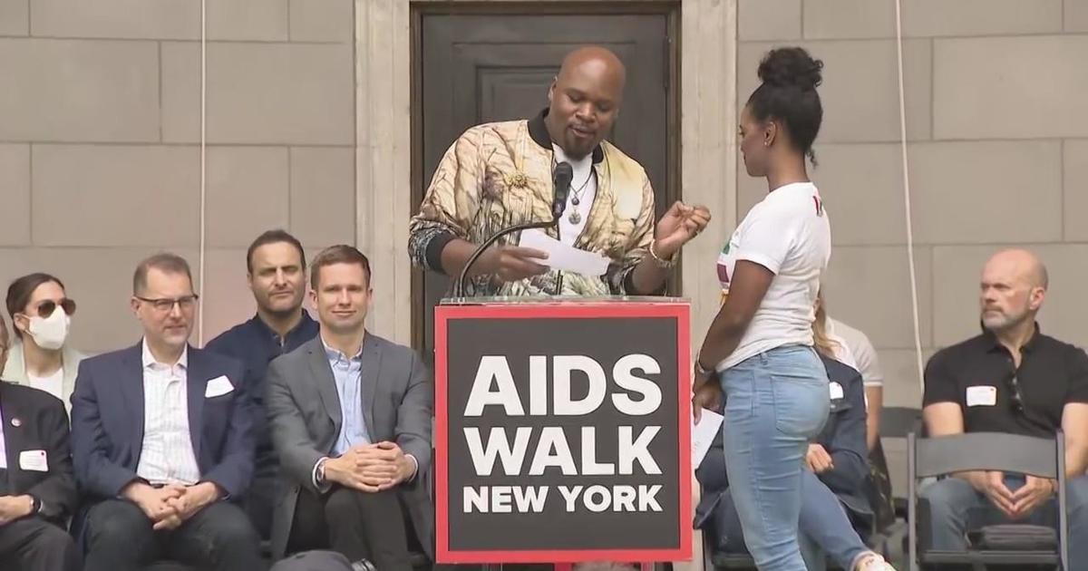 AIDS Walk New York opening ceremony CBS New York