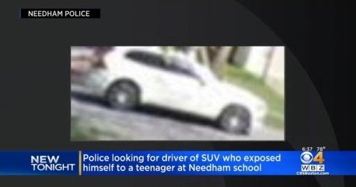 Needham police searching for man who exposed himself to a teen - CBS Boston