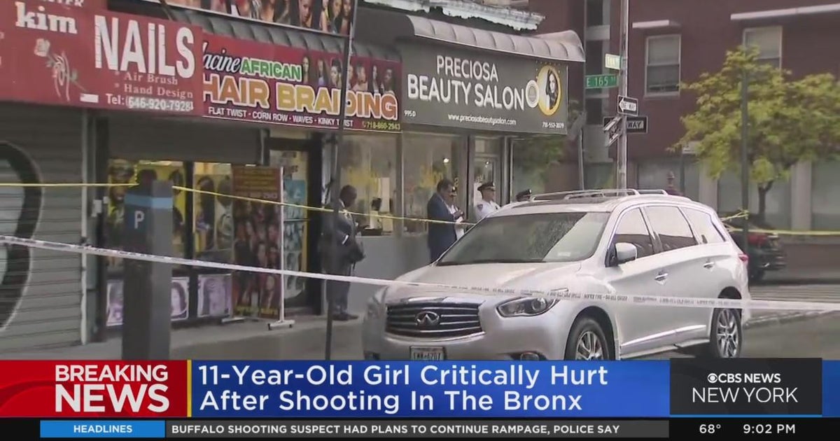 NYPD: 11-year-old girl critical after being struck by stray bullet in ...