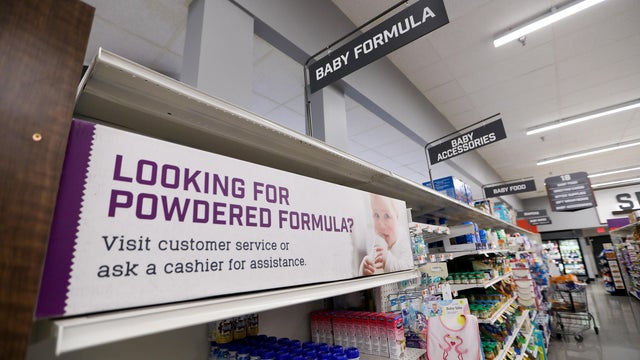 Baby formula shortage in U.S. 