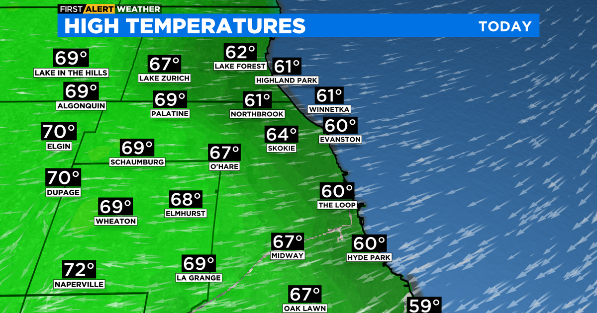 Chicago First Alert Weather: Cooler Tuesday morning - CBS Chicago