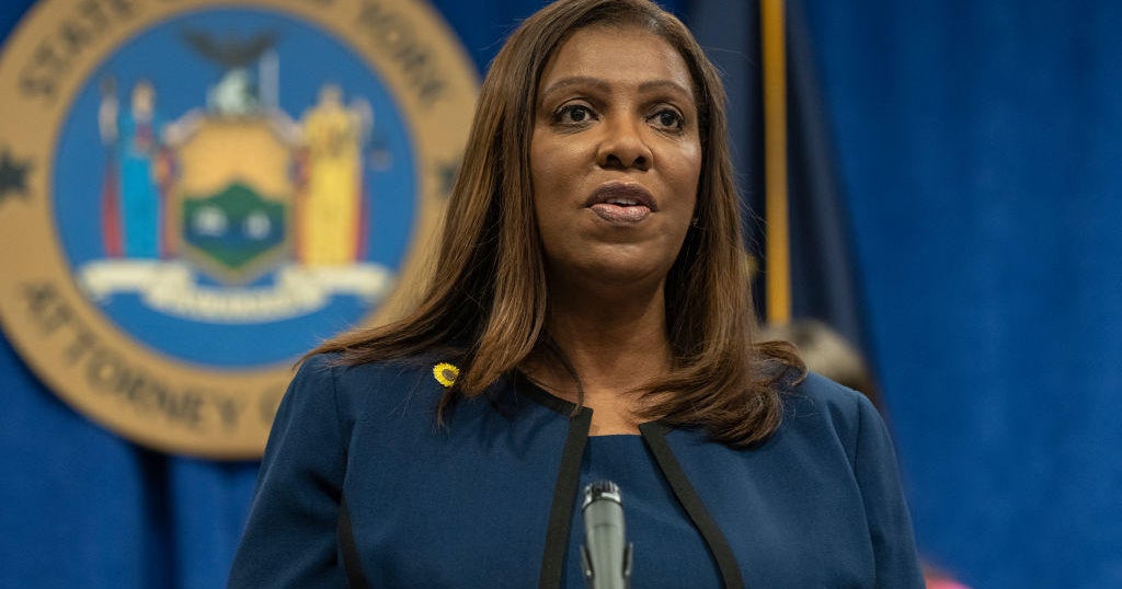 New York Attorney General Letitia James sues Trump and The Trump Organization, seeking end to their business in the state and $250 million in relief