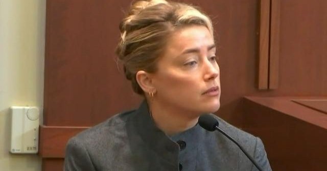 Amber Heard crossexamined by Johnny Depp's lawyers CBS News(02)
