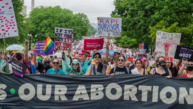 WASHINGTON, DC - MAY 14: Thousands of demonstrators march to th 