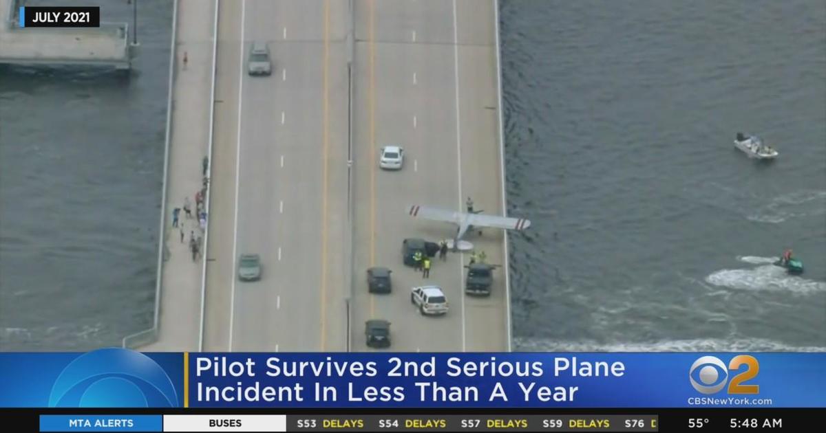 Pilot Survives 2nd Serious Plane Crash - CBS New York