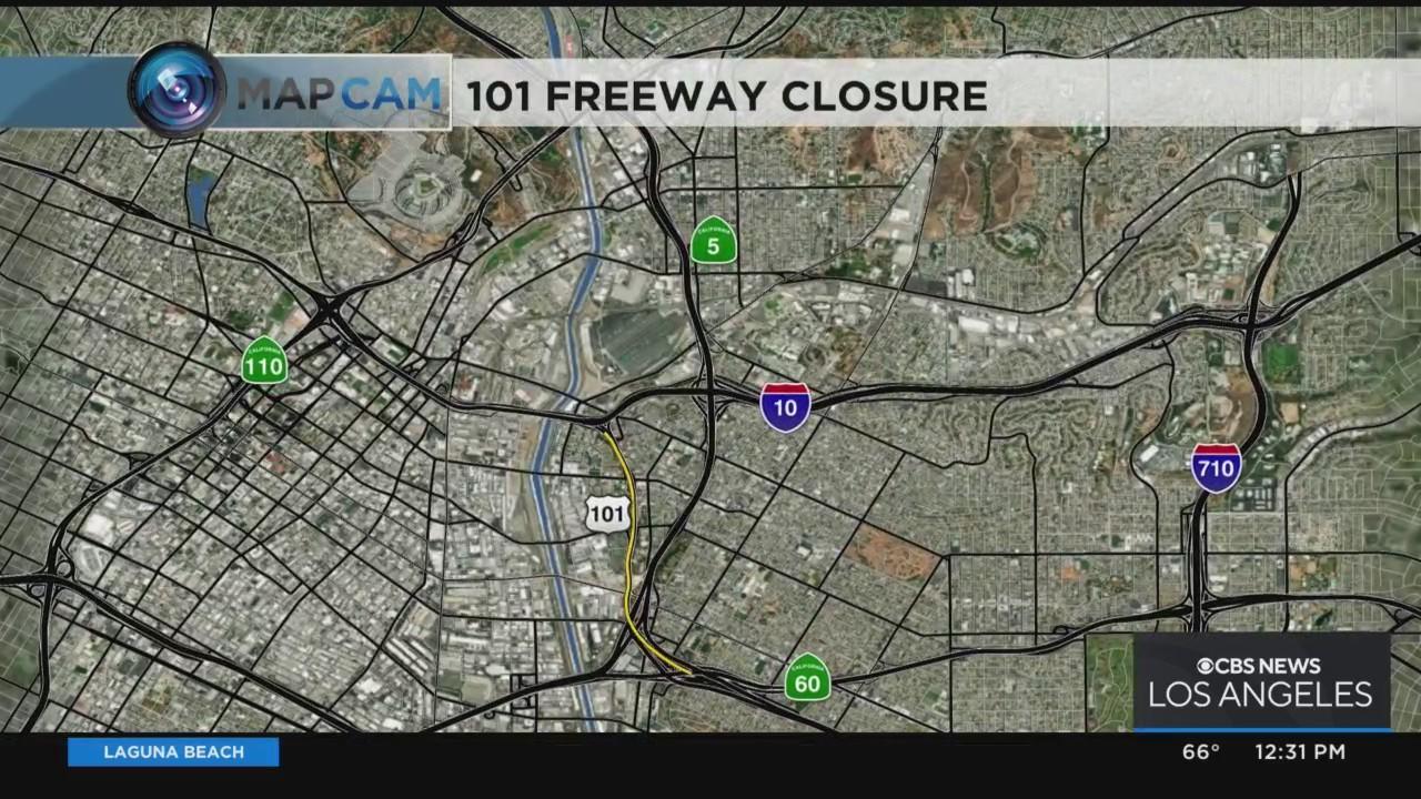 map of california 101 freeway