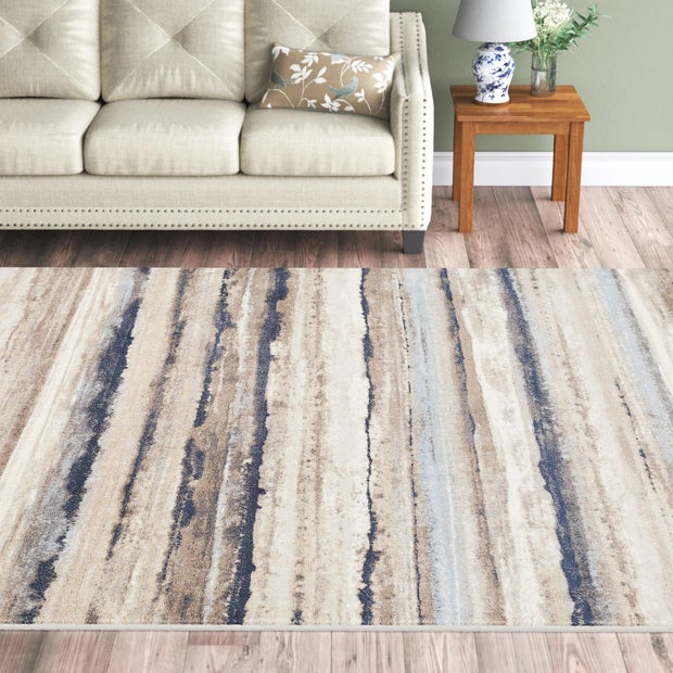 Behan Striped Area Rug