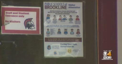 Brookline schools bring back mask mandate as COVID cases rise CBS Boston