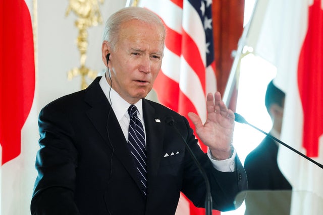 Japanese PM Kishida meets U.S. President Biden, in Tokyo