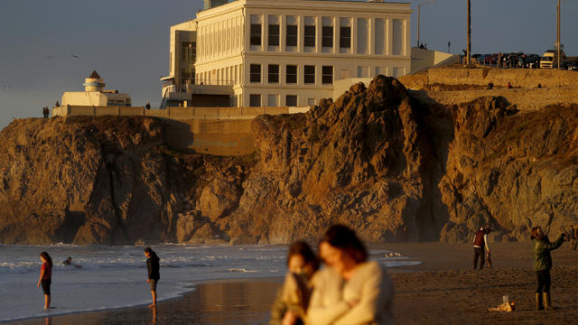 Solstice Sunset Ocean Beach 