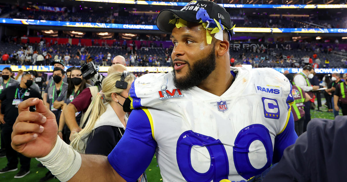 Aaron Donald notches first Super Bowl win of career - Cardiac Hill