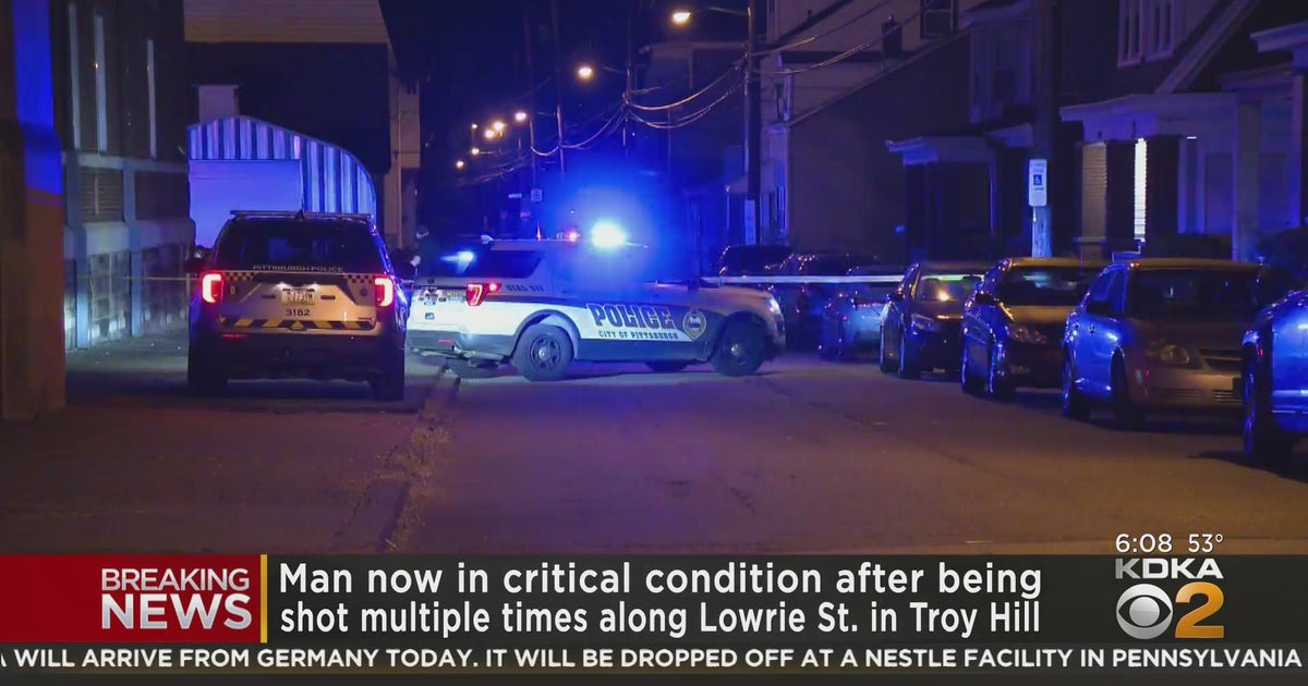 Man shot multiple times in Troy Hill CBS Pittsburgh