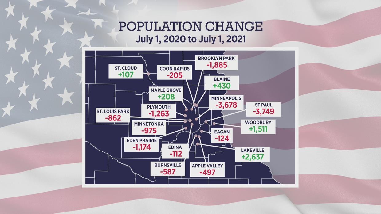 Census Data Shows Population Drops In Minneapolis, St. Paul For 2020 ...