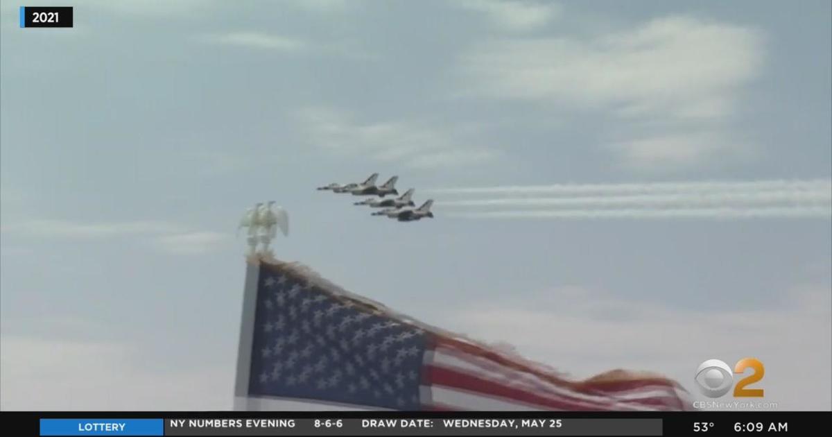 Bethpage Air Show arrivals begin CBS New York