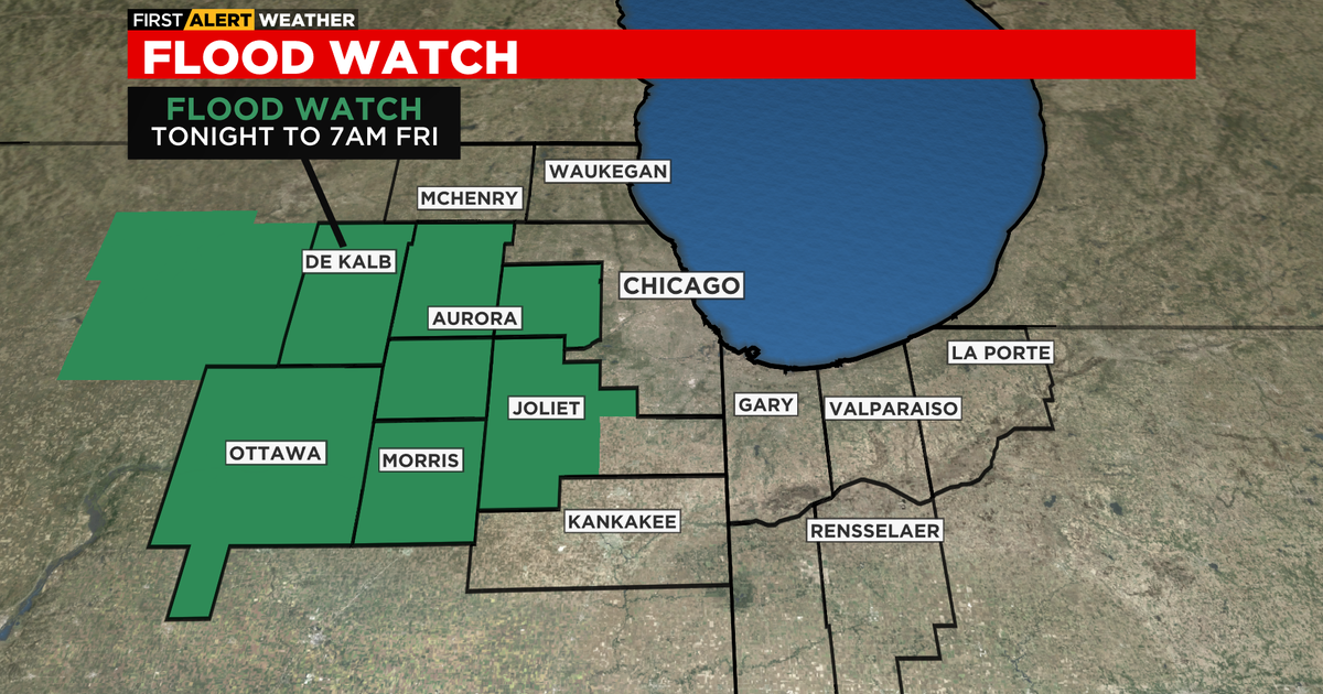 Chicago Weather Alert: Flood watch for parts of area until 7 a.m ...