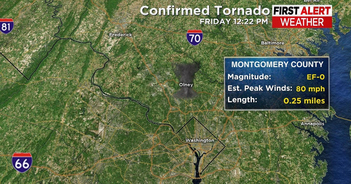 National Weather Service Confirms 2 Tornadoes Touched Down Friday In Maryland CBS Baltimore