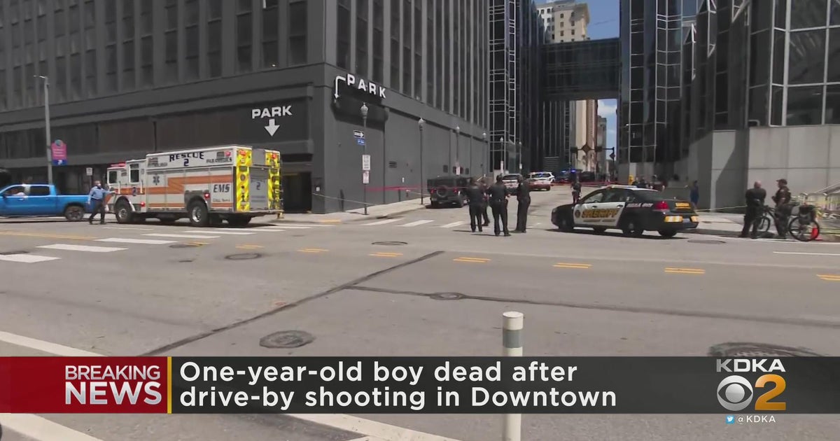 Oneyearold boy shot, killed in Downtown Pittsburgh CBS Pittsburgh
