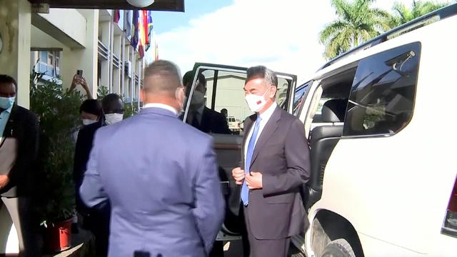 Chinese Foreign Minister, Wang Yi, visits Honiara, Solomon Islands 
