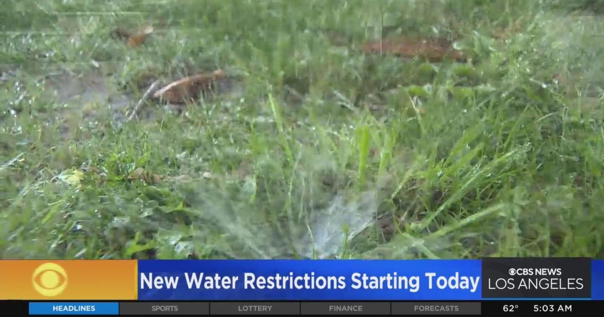 Watering schedule in effect for Los Angeles residents with start of