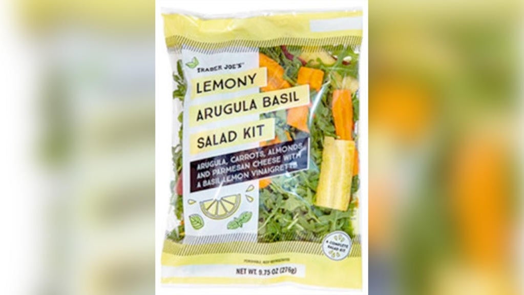 Trader Joe's salad kit being recalled due to undeclared ingredients