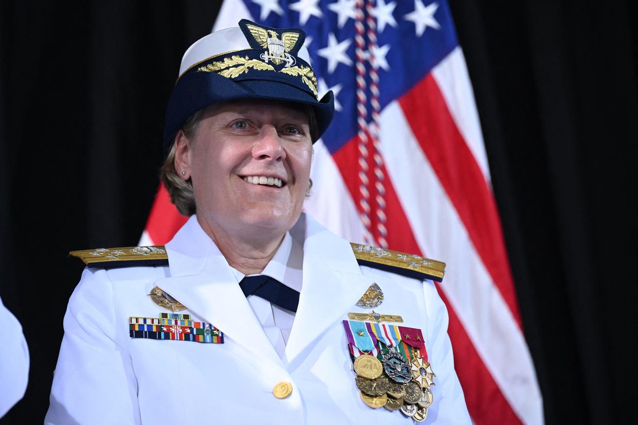 Coast Guard Commandant Linda Fagan becomes first woman to lead U.S ...