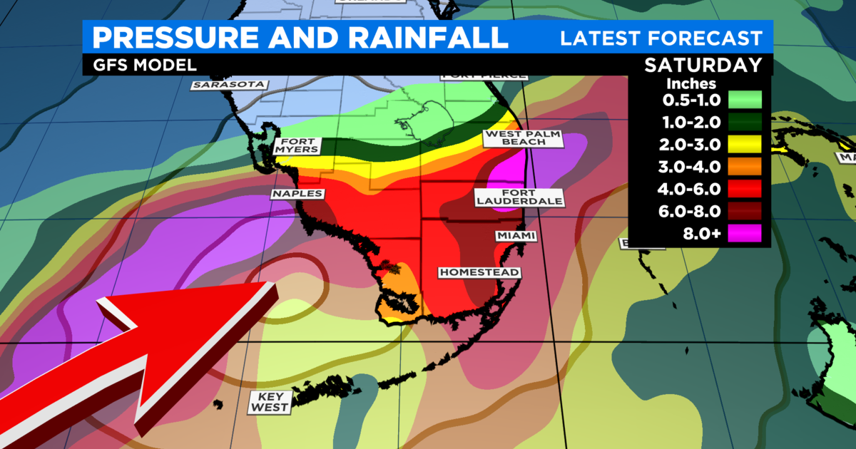 Miami Weather Afternoon storms ahead of tropical disturbance CBS Miami