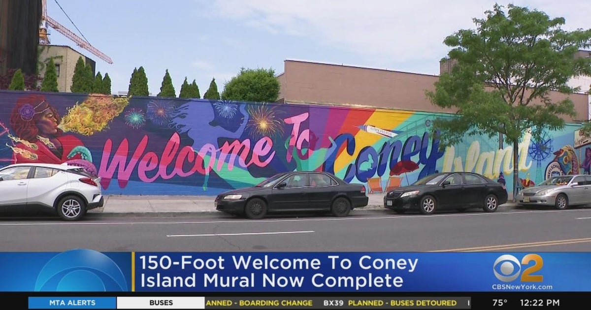 New mural now complete in Coney Island CBS New York