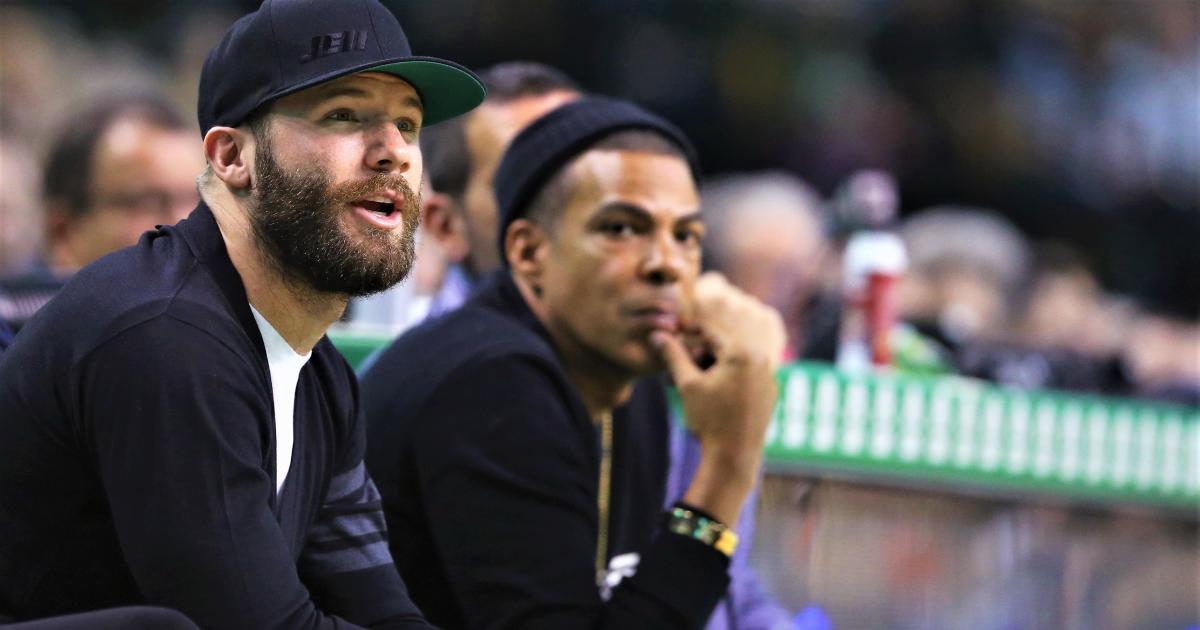 Julian Edelman Offers Words Of Support For Bruins, Celtics 