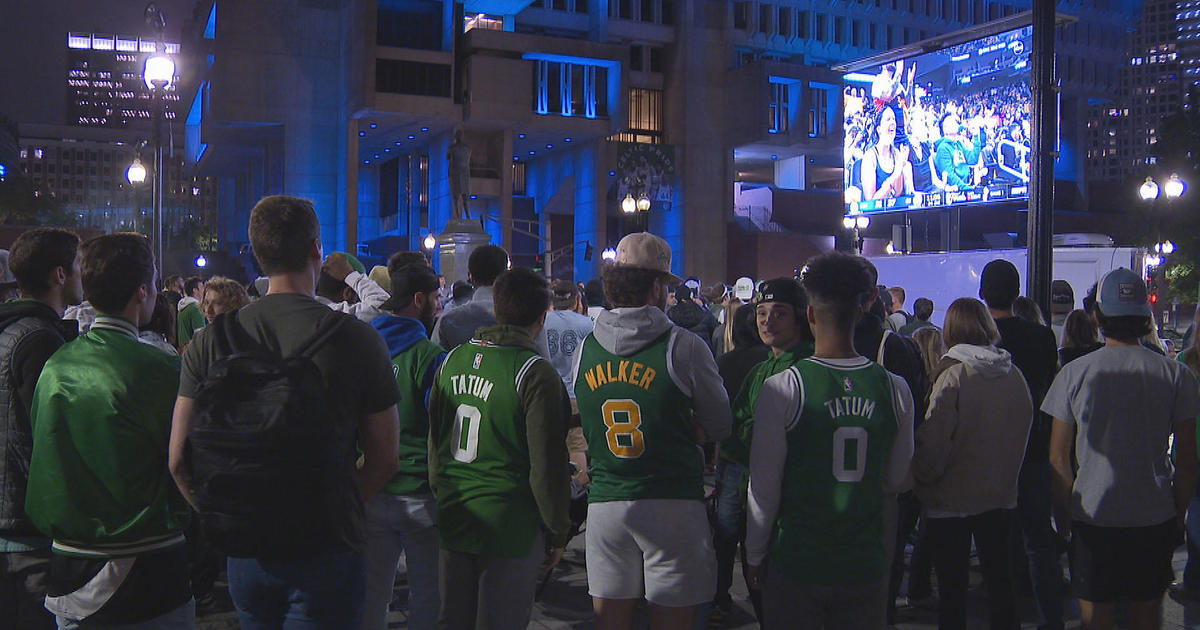 Boston hosts Celtics Watch Party for NBA Finals Game 1 CBS Boston